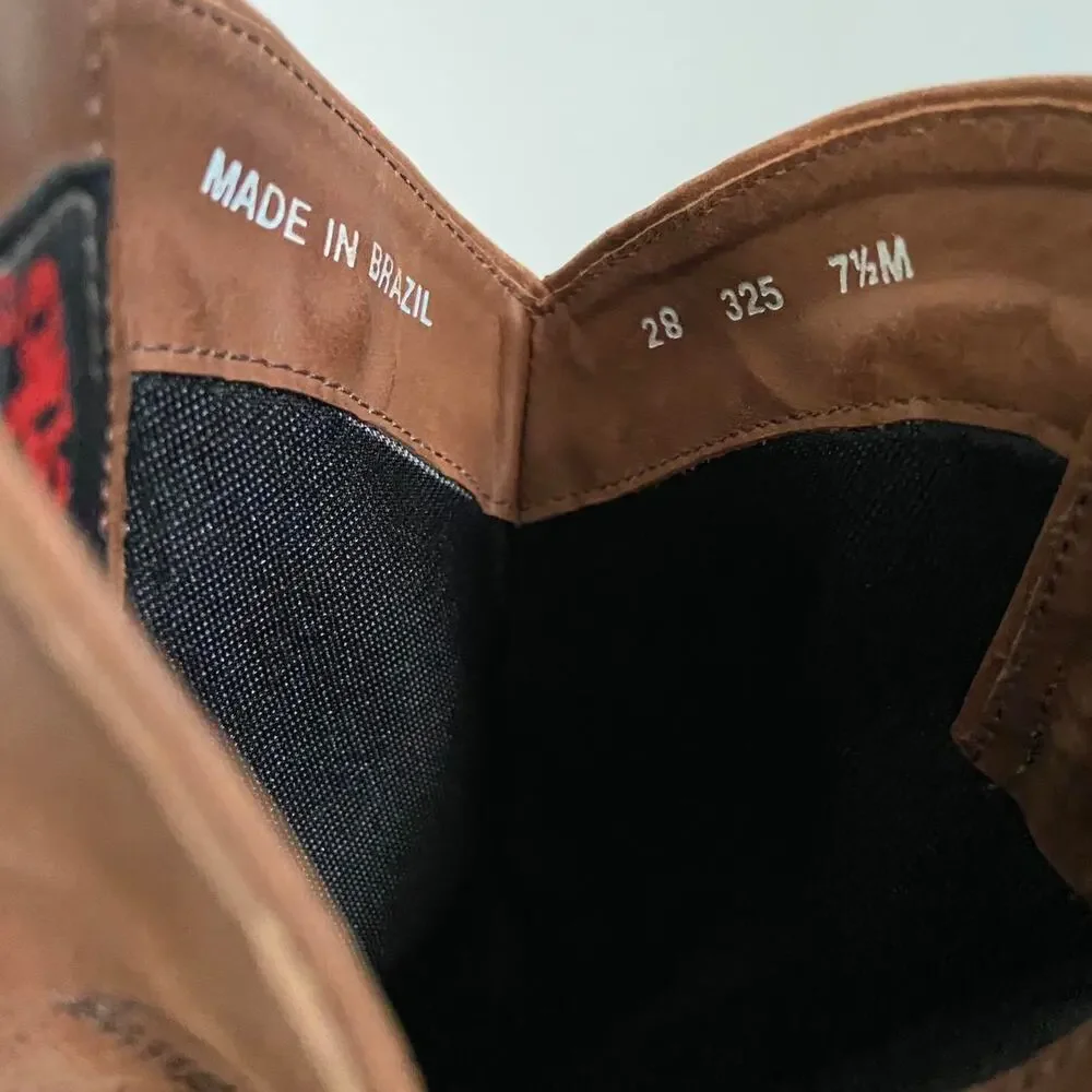 Vintage laredo brown cowboy western boots